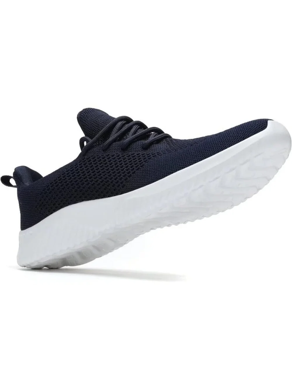 Men's Navy Blue Ultra Light Breathable Casual Fashion Slip on Walking Sneaker